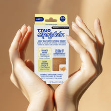 Load image into Gallery viewer, T.TAiO Esponjabon Oatmeal Soap Sponge For Face &amp; Body (2 Pack)
