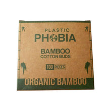 Load image into Gallery viewer, Plastic Phobia Organic Bamboo Cotton Buds
