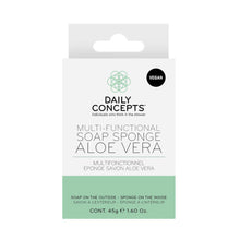 Load image into Gallery viewer, Daily Concepts Multi Functional Soap Sponge Aloe Vera
