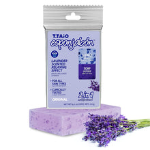 Load image into Gallery viewer, T.TAiO Esponjabon Lavender Soap Sponge For Face &amp; Body
